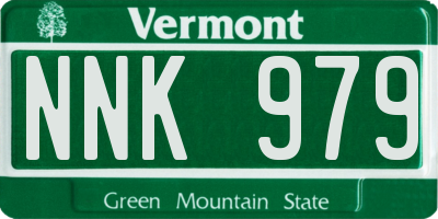 VT license plate NNK979