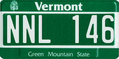 VT license plate NNL146
