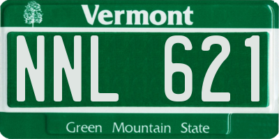 VT license plate NNL621