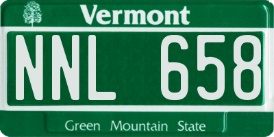 VT license plate NNL658