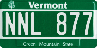 VT license plate NNL877