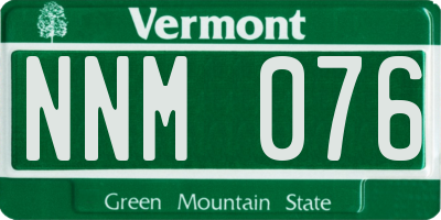 VT license plate NNM076