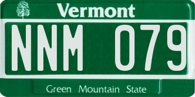 VT license plate NNM079