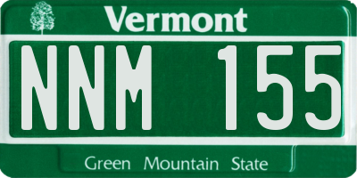 VT license plate NNM155
