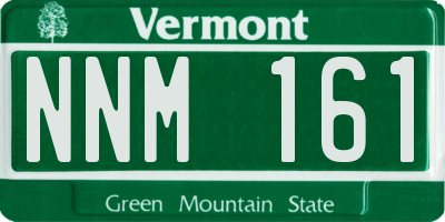 VT license plate NNM161