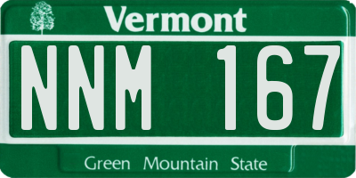 VT license plate NNM167
