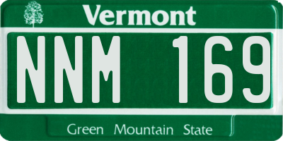 VT license plate NNM169