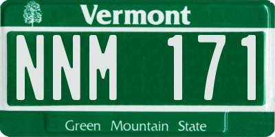 VT license plate NNM171