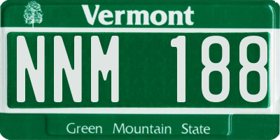 VT license plate NNM188