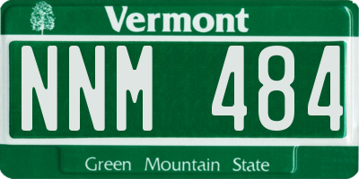 VT license plate NNM484