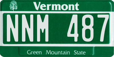 VT license plate NNM487