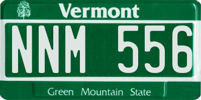 VT license plate NNM556