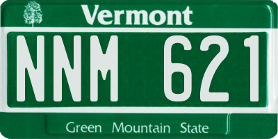 VT license plate NNM621