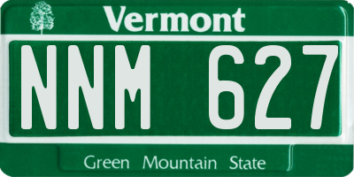 VT license plate NNM627