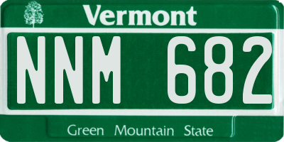 VT license plate NNM682