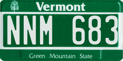VT license plate NNM683