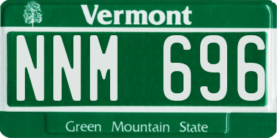 VT license plate NNM696