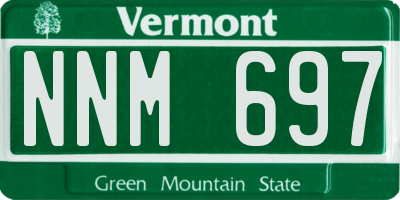 VT license plate NNM697