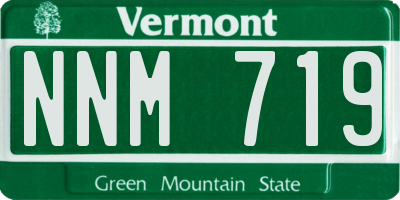VT license plate NNM719