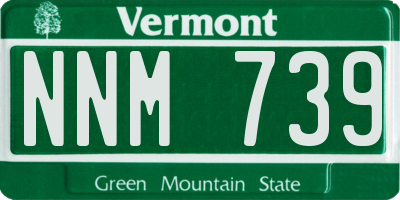 VT license plate NNM739