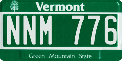 VT license plate NNM776