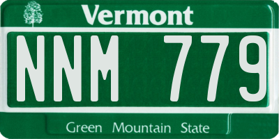 VT license plate NNM779