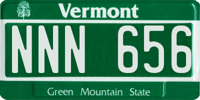 VT license plate NNN656