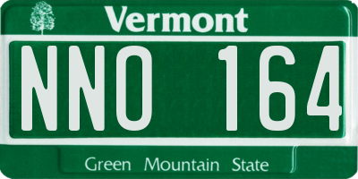 VT license plate NNO164