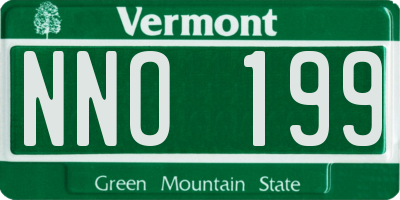 VT license plate NNO199
