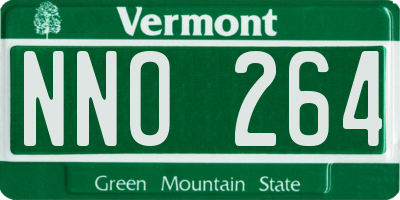 VT license plate NNO264