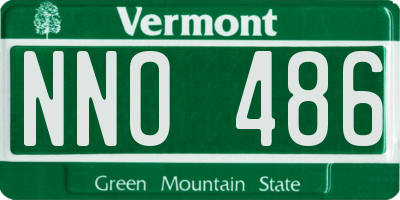 VT license plate NNO486