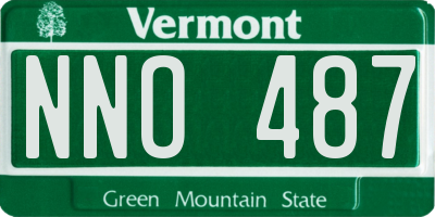 VT license plate NNO487