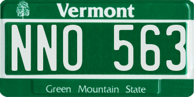 VT license plate NNO563
