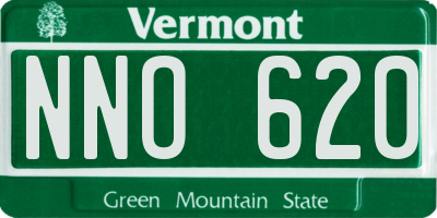 VT license plate NNO620