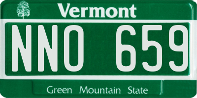VT license plate NNO659