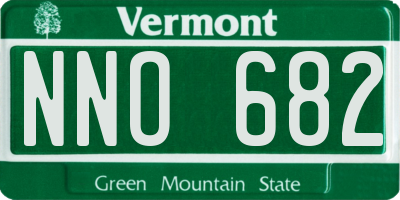 VT license plate NNO682