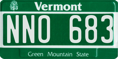 VT license plate NNO683