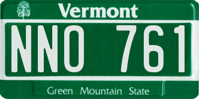 VT license plate NNO761