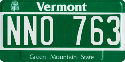 VT license plate NNO763