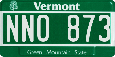 VT license plate NNO873