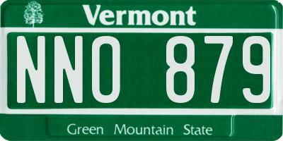 VT license plate NNO879