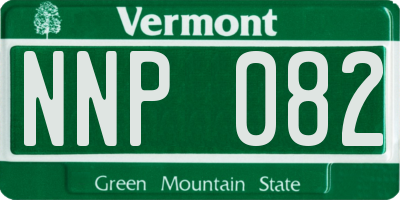 VT license plate NNP082