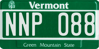 VT license plate NNP088