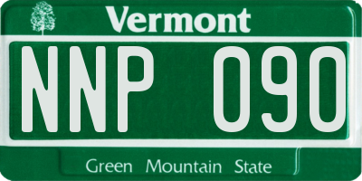 VT license plate NNP090