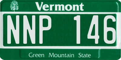 VT license plate NNP146