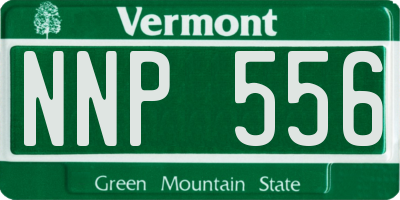 VT license plate NNP556