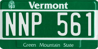 VT license plate NNP561