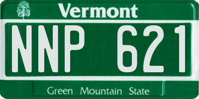 VT license plate NNP621