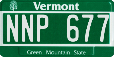 VT license plate NNP677