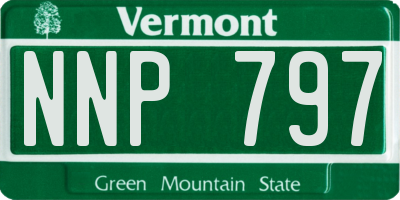 VT license plate NNP797